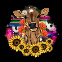 Baby Cow Flower Heavyweight Sweatshirt | Teevron
