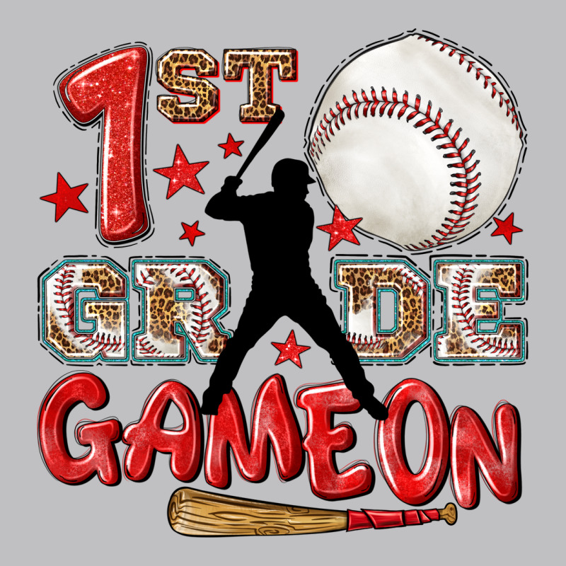 Back To School 1st Baseball Game On Long Sleeve Tee by NancyCooperArtShop | Teevron