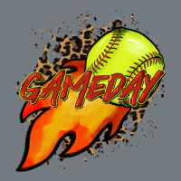 Softball Game Day Leopard Fire And Ball Heavyweight Sweatshirt | Teevron