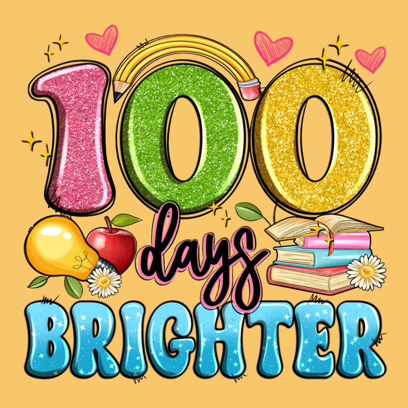 100 Days Brighter Vintage Hoodie by Artiststas | Teevron