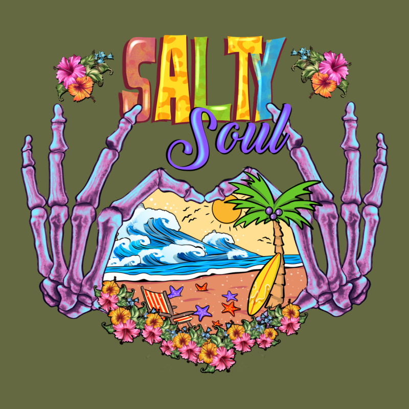 Salty Soul Long Sleeve Tee by NancyCooperArtShop | Teevron