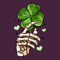 Skeleton Hand With Shamrock St Patrick S Day Premium Tee | Teevron