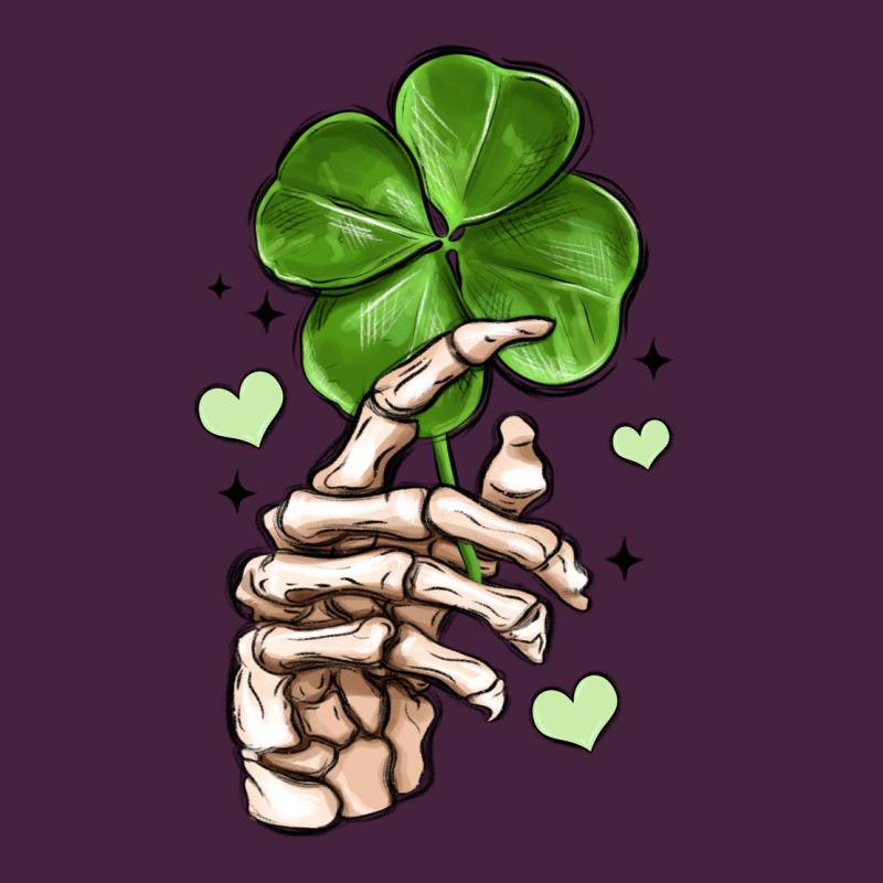 Skeleton Hand With Shamrock St Patrick S Day Premium Tee by MaliasSmallBusiness | Teevron