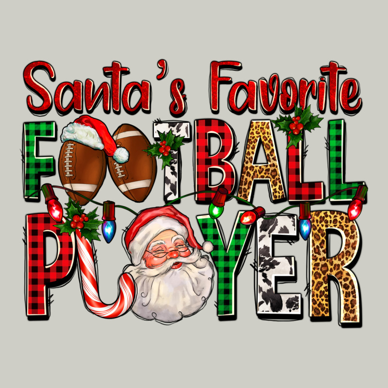 Santa's Favorite Football Player For Christmas Heavyweight Hoodie by FaDigitalArtStudio | Teevron