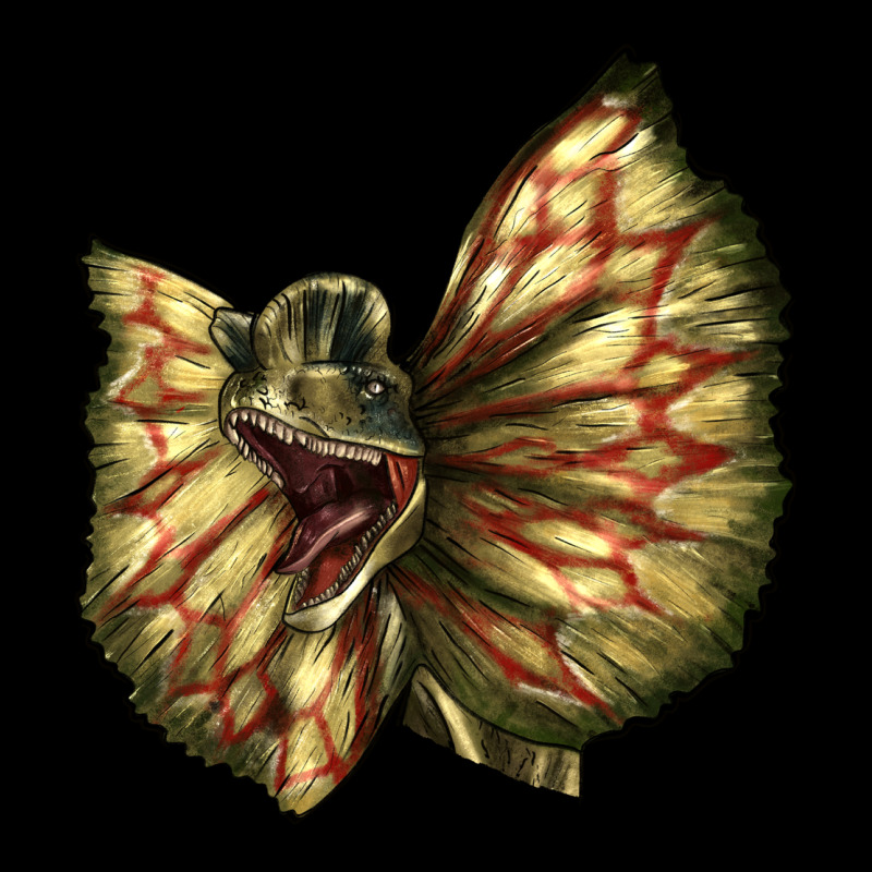 Dilophosaurus Face Urban Hoodie by LillyAllenDesigns | Teevron