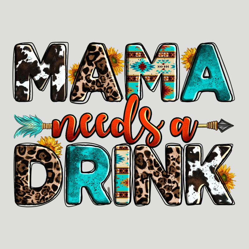 Mama Needs A Drink Zipper Hoodie by OliviaCreatesArt | Teevron