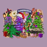 Christmas Louisiana Mardi Gras Trees Heavyweight Hoodie | Teevron