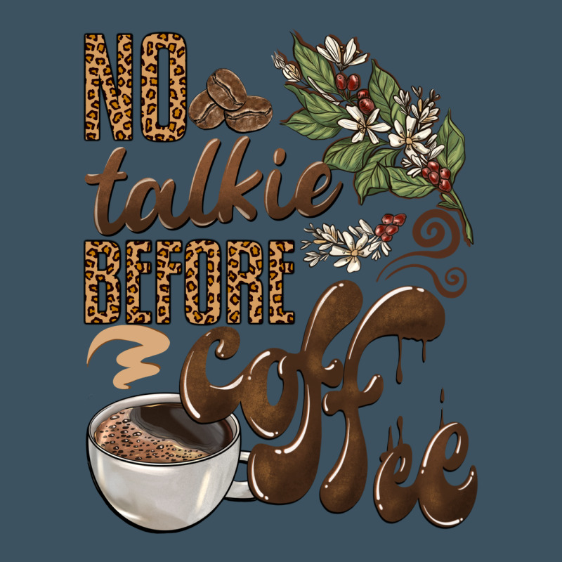 No Talkie Before Coffee Urban Heavy Tee by BarkalooDesign | Teevron