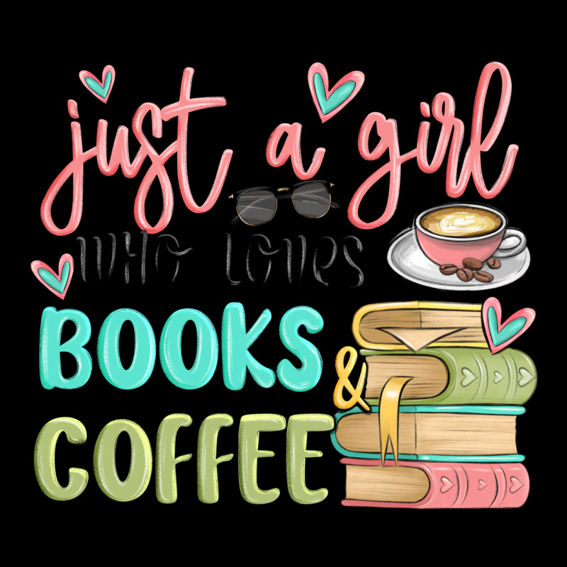 Just A Girl Who Loves Books And Coffee Ladies Tee by MaliasSmallBusiness | Teevron