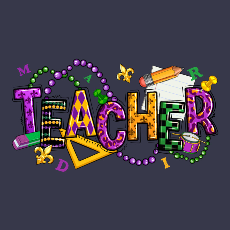Mardi Gras Teacher Long Sleeve Tee by texasbilliewilder | Teevron