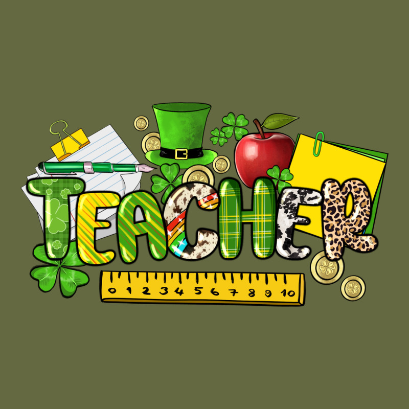 Teacher St. Patricks Day Long Sleeve Tee by NancyCooperArtShop | Teevron