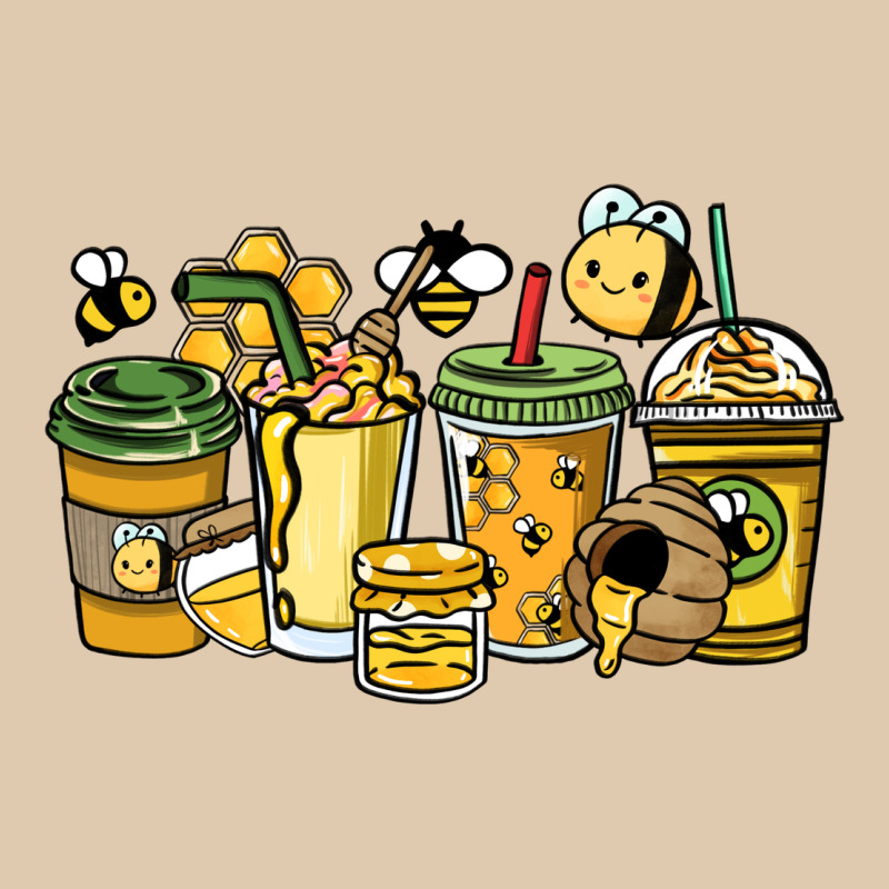 Honey Bee Coffee Cups Heavyweight Sweatshirt by HowdyJamesFarm | Teevron