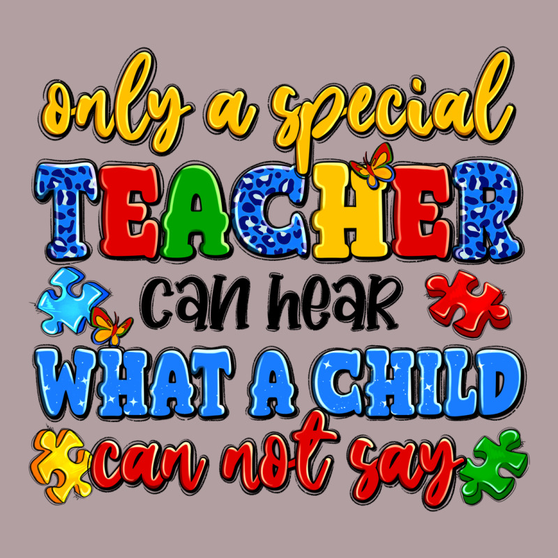 Only A Special Teacher Can Hear What A Child Can N Vintage Hoodie by Artiststas | Teevron