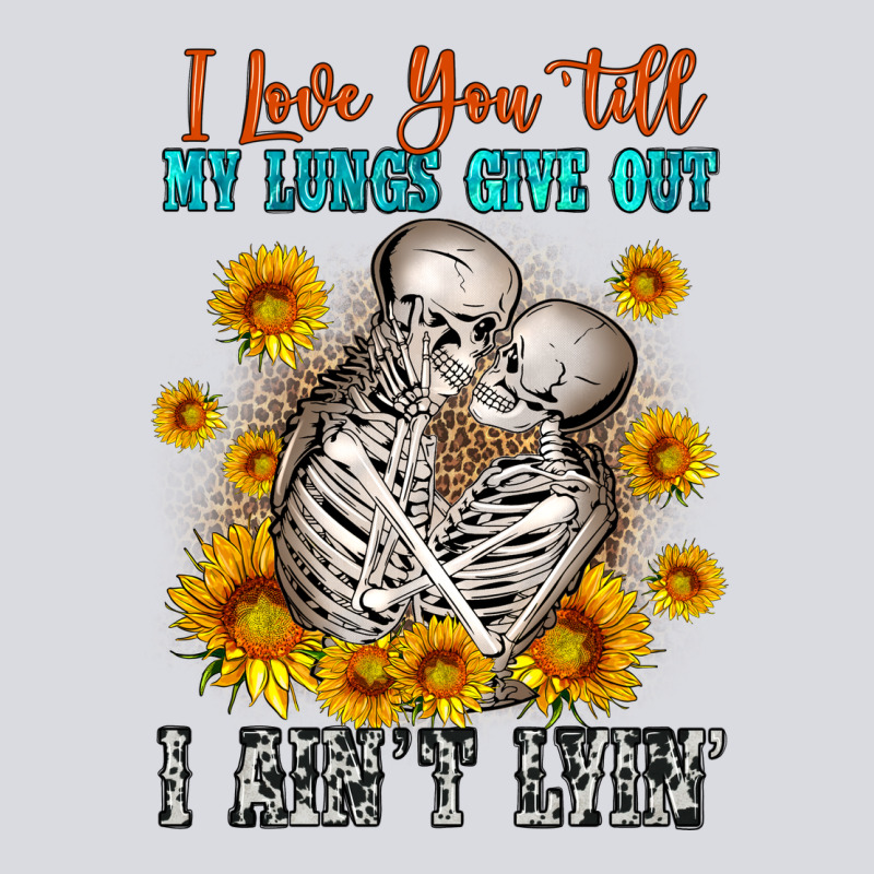 I Love You Till My Lungs Give Out Zipper Hoodie by OliviaCreatesArt | Teevron