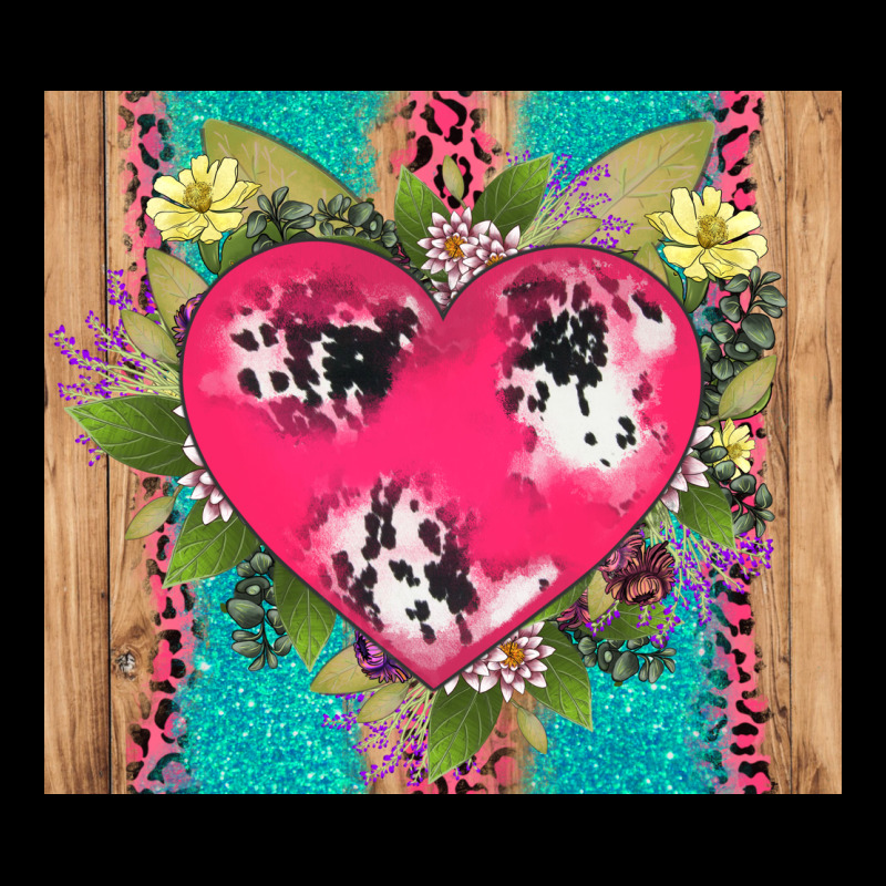 V.d Cow And Heart Heavy Core Tee by AdoDesignShop | Teevron