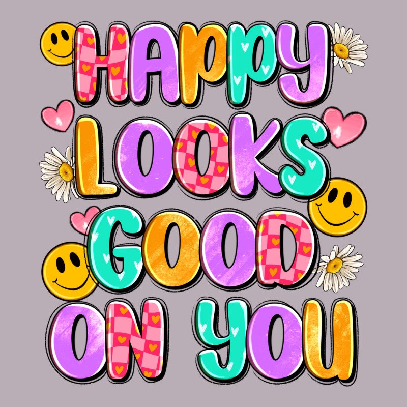 Happy Looks Good On You Vintage Tee by Artiststas | Teevron