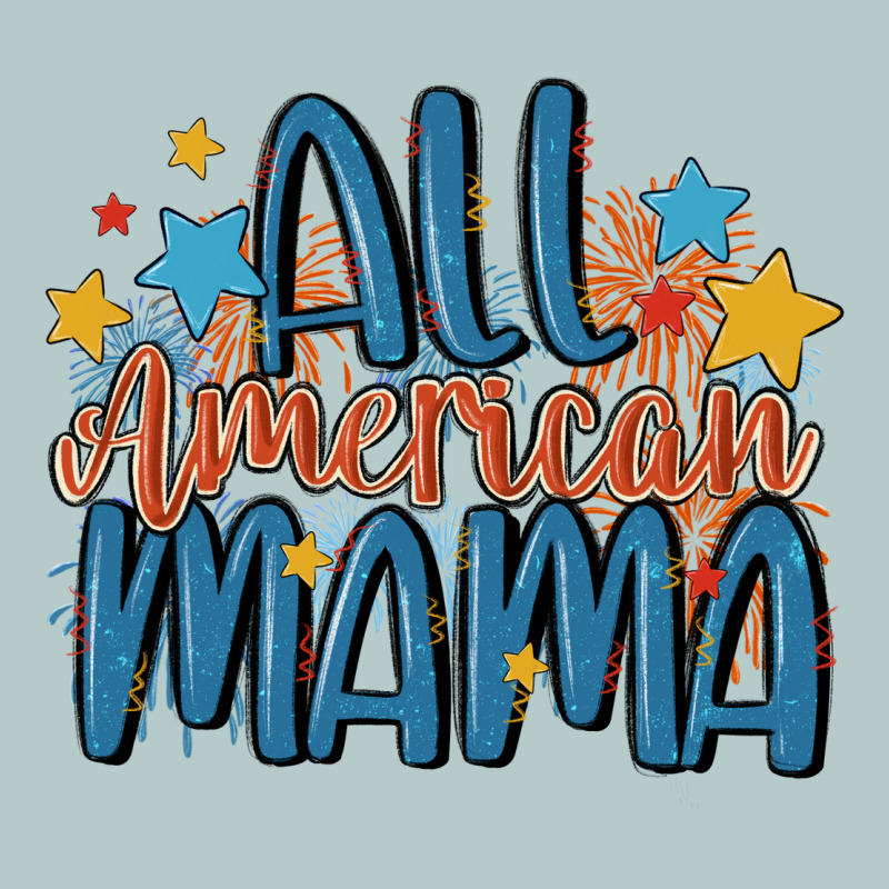 All American Mama Heavy Core Tee by MaliasSmallBusiness | Teevron