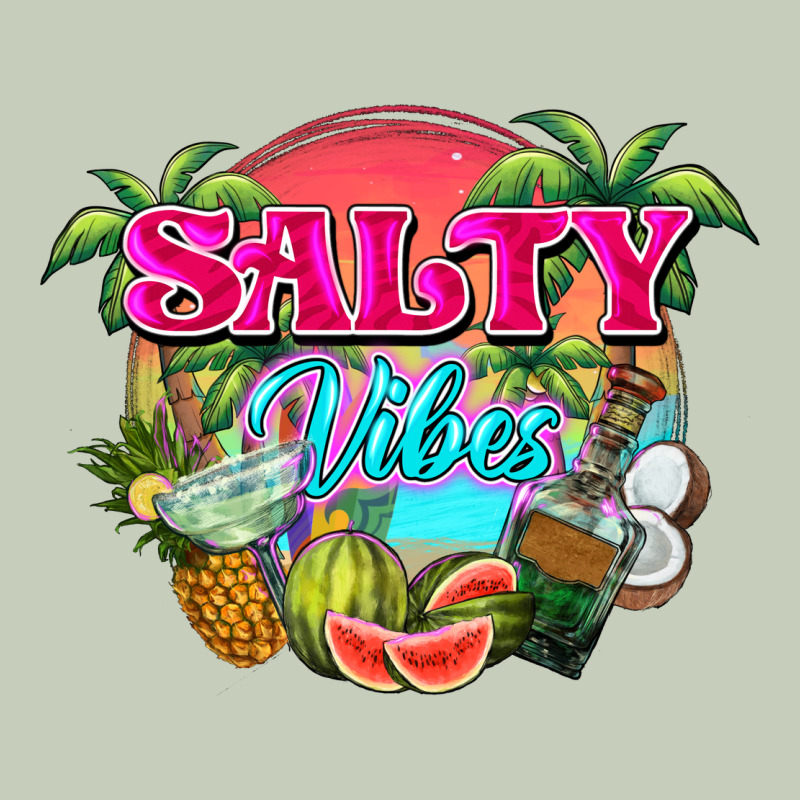 Salty Vibes Summer Long Sleeve Tee by NancyCooperArtShop | Teevron