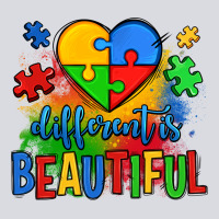Different Is Beautiful Autism Zipper Hoodie | Teevron