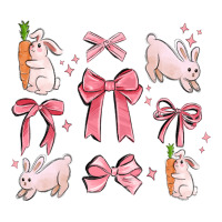 pink ribbons with rabbits | Teevron