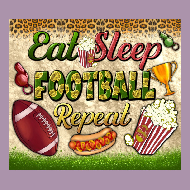 Eat Sleep Football Repeat Tumbler Heavyweight Hoodie by BundleAndBundleShop | Teevron