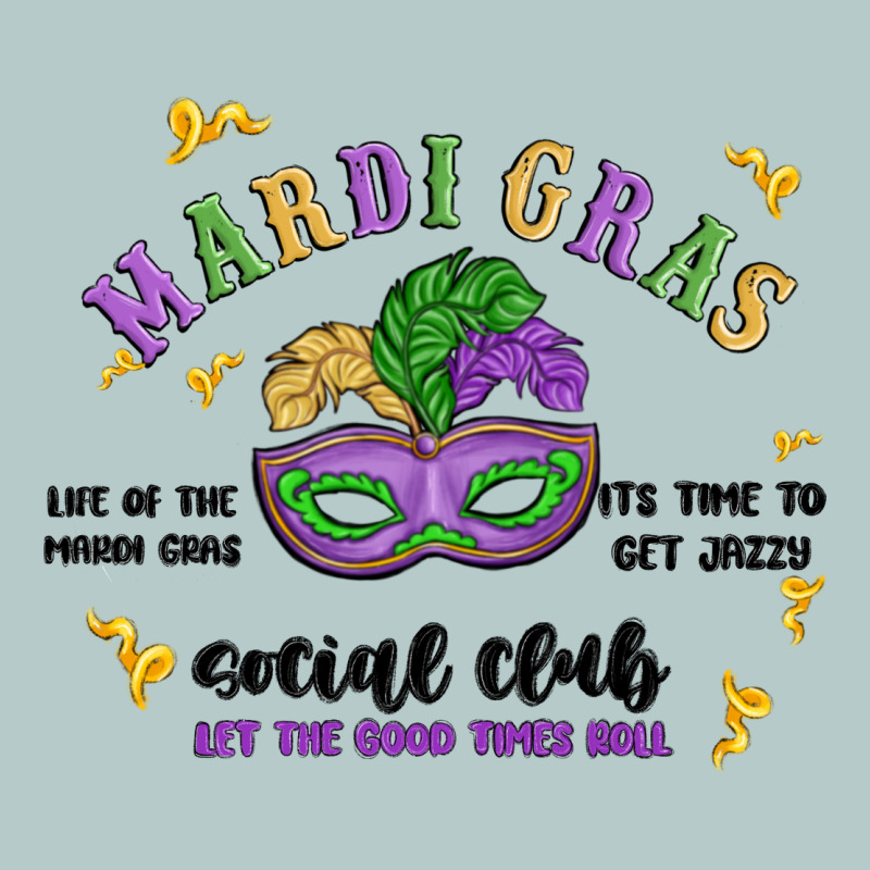 Mardi Gras Social Club Heavy Core Tee by MaliasSmallBusiness | Teevron