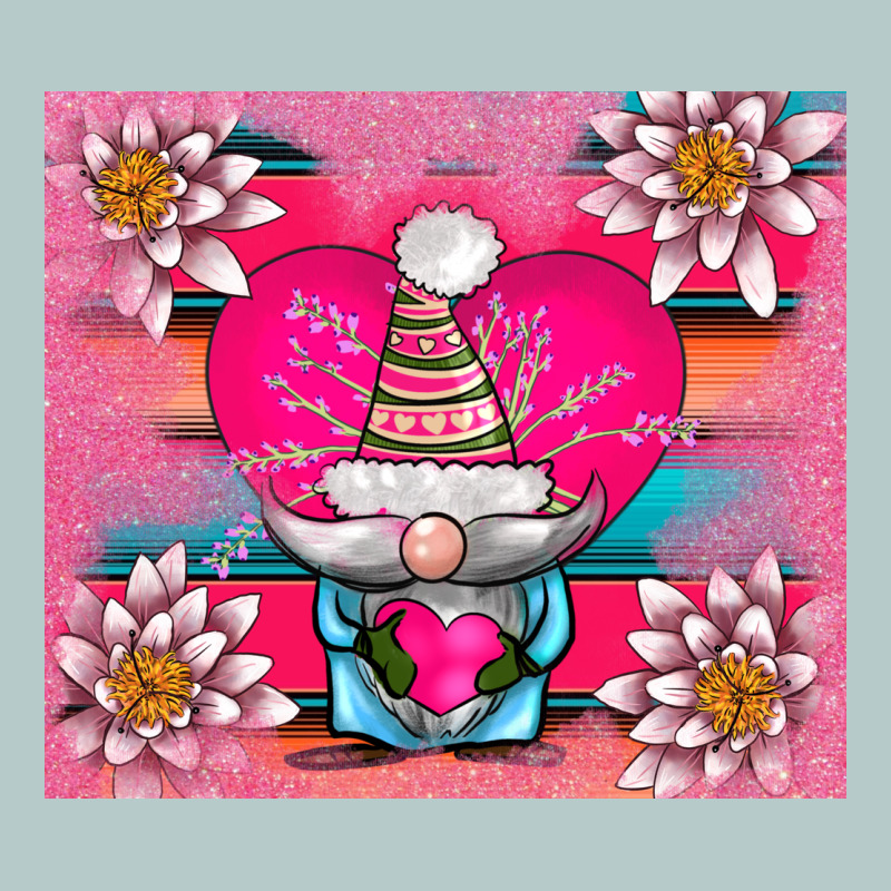 V.d Gnome And Lotus Tumbler Heavy Core Tee by AdoDesignShop | Teevron