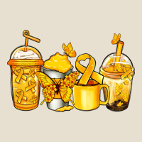 Childhood Cancer Coffee Urban Heavy Tee | Teevron