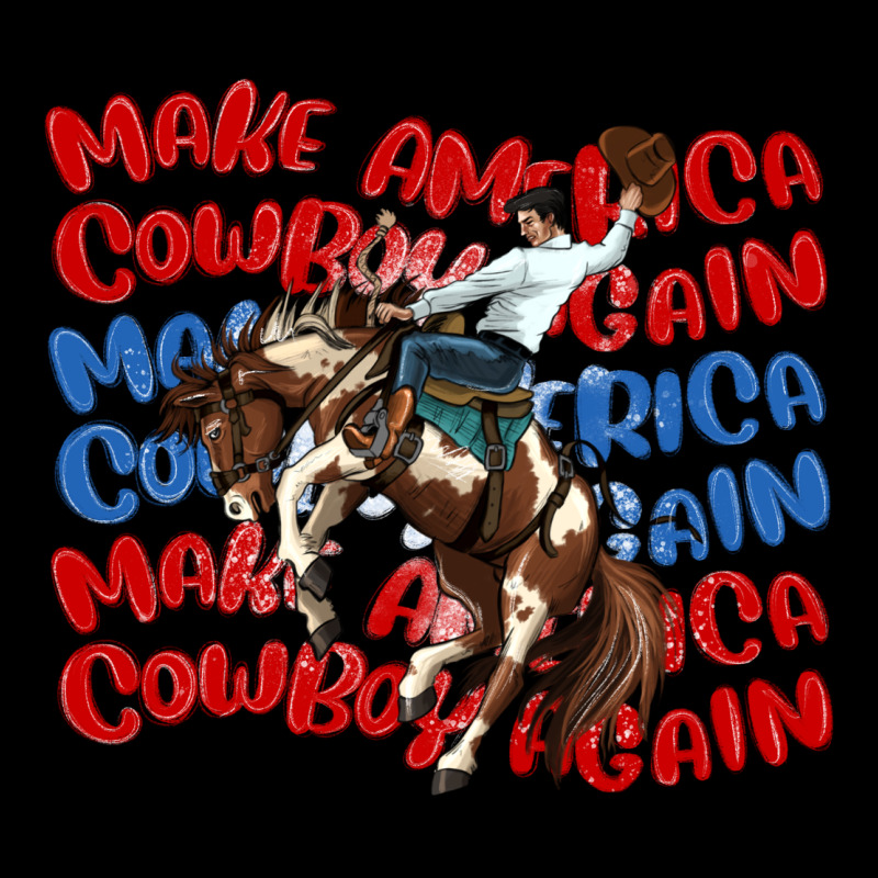Make America Cowboy Again Heavy Core Tee by MaliasSmallBusiness | Teevron