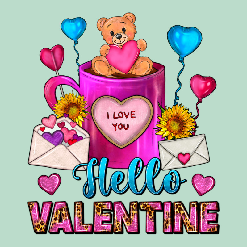 Hello Valentine Valentine's Day Coffee Mug Premium Hoodie by FaDigitalArtStudio | Teevron