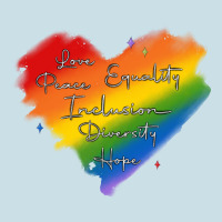 Kindness Equality Peace Love Inclusion Diversity H Ladies Tee | Teevron