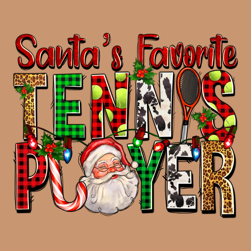 Santa's Favorite Tennis Player For Christmas Heavyweight Hoodie by FaDigitalArtStudio | Teevron