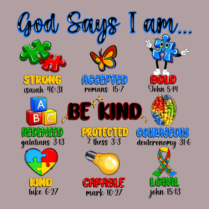 God Says I Am Autism Vintage Hoodie by Artiststas | Teevron