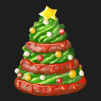 Green Chocolate Christmas Cookie Cake Heavyweight Hoodie | Teevron