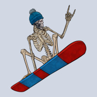 Skeleton Snowboard Premium Sweatshirt | Teevron