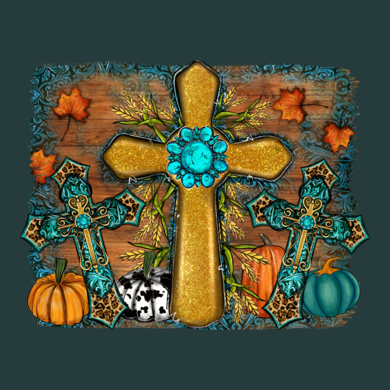 Fall Gemstone Cross Premium Hoodie by RanaPortraitStore | Teevron