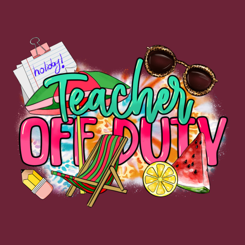 Teacher Off Duty Long Sleeve Tee by NancyCooperArtShop | Teevron