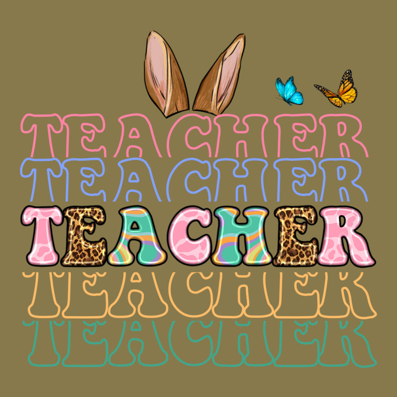 Easter Bunny Teacher Premium Hoodie by OliviaCreatesArt | Teevron