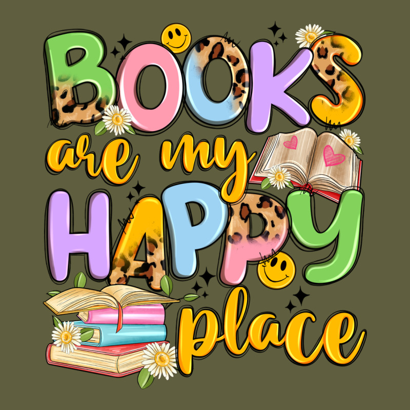 Books Are My Happy Place Vintage Tee by Artiststas | Teevron