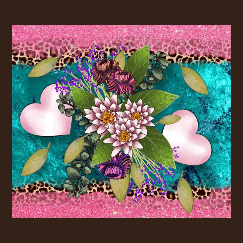 V.d Flowers And Hearts Heavy Core Tee by AdoDesignShop | Teevron
