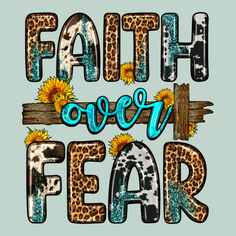 Faith Over Fear Zipper Hoodie by OliviaCreatesArt | Teevron