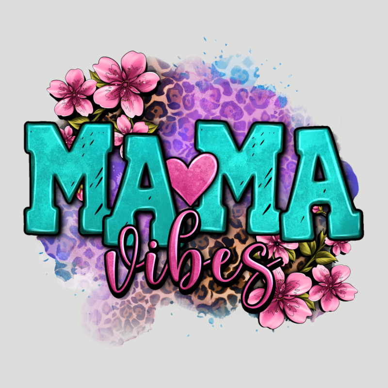 Mama Vibes Floral Zipper Hoodie by OliviaCreatesArt | Teevron