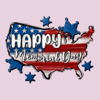 Happy Memorial Day Usa Ladies Tee | Teevron