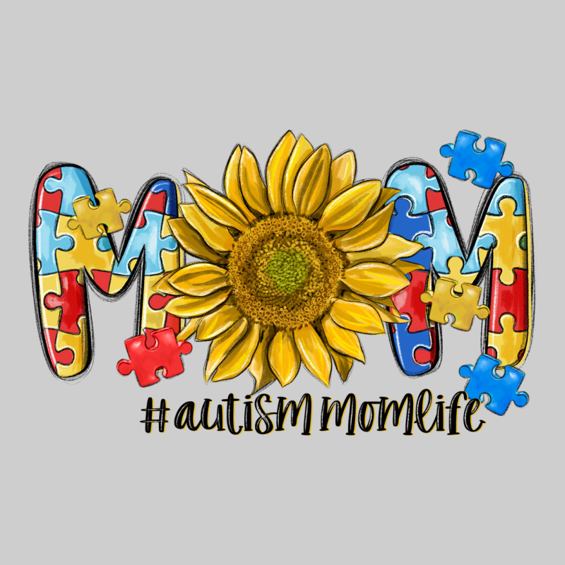 Autism Mom Life Sunflower Premium Tee by MaliasSmallBusiness | Teevron