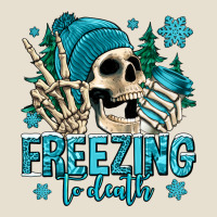Freezing To Death Winter Skull Urban Heavy Tee | Teevron