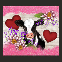 Lotus Heart Cow Valentine Heavy Core Tee | Teevron