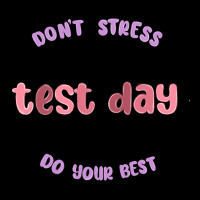 Dont Stress Test Day Do Your Best Heavy Core Tee | Teevron