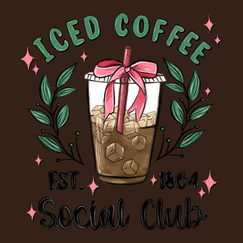 Iced Coffee Social Club Heavy Core Tee by MaliasSmallBusiness | Teevron