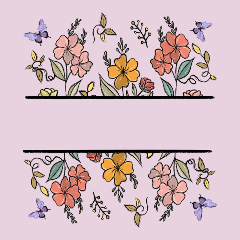 Wildflower Your Text Here Ladies Tee by MaliasSmallBusiness | Teevron