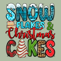 Snow Flakes And Christmas Cakes Urban Heavy Tee | Teevron